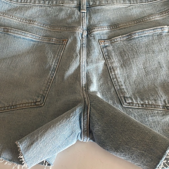 Madewell Womens The Perfect Mid-Lenght High Waisted Jean Shorts size 32 - Picture 9 of 10